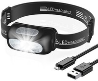Stirnlampe Led Wiederaufladbar 5 Lichtmodi Rotlicht E
