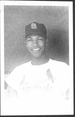 1960's JIM ELDER POSTCARD - #1093 ELLIS BURTON (CARDINALS)!! GREAT CARD!!