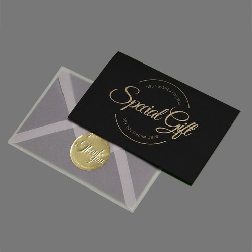 8pcs Universal Birthday Gift Card Bronzing Blessing Card Wedding - Picture 11 of 16