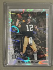 2024 LEAF COLLECTIVE Metal Base TERRY BRADSHAW LAVA SILVER TRUE 1/1 STEELERS
