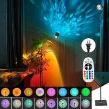 Sunset Lamp Projector Led Lights 3D Ocean Wave with Remote, 16 Colors Night Ligh