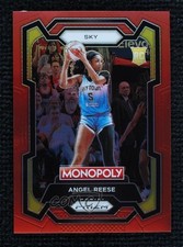 2024 Panini Prizm Monopoly WNBA Red Prizm 49/99 Angel Reese #68 1k9t