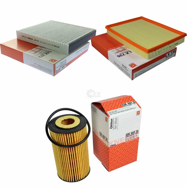 Mahle / Knecht Innenraumfilter LAK 472 Luftfilter LX 735 ÖLfilter OX 401D-image