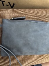 small leather zipper coin pouch