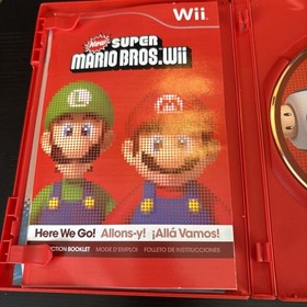 New Super Mario Bros. Wii (Nintendo Wii 2009) CIB Complete Manual Tested Working