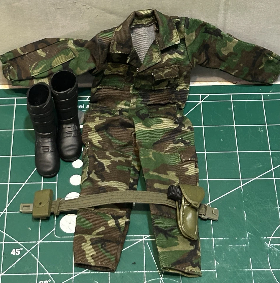 1:6 21-го века игрушки армии США танкер комбинезон с пистолет ремень и ботинки - Изображение 2 из 2