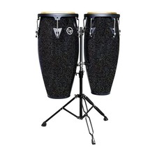 LP Aspire Series 10/11" Black Magic Conga Set Black Galaxy Sparkle Lacquer...