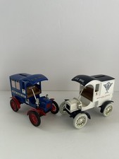 Vintage USPS Mail Truck Coin Banks Lot of 2 Postal Service Collectible Banks
