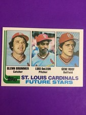 1982 TOPPS BASEBALL SET BREAK CARD # 561 St. Louis Cardinals Future Stars