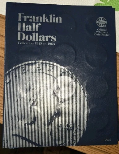 1948-1963 Franklin Silver Half Dollars - 19 Coin Lot in Whitman Folder