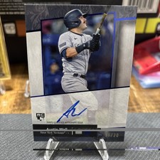 2024 Topps Museum Collection Archival Autographs Austin Wells #AA-AW Blue 19/20