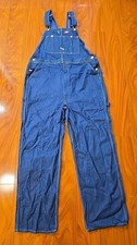 Dickies Bib Jean Overalls Mens 40 34 Indigo Denim NWOT Painter Carpenter