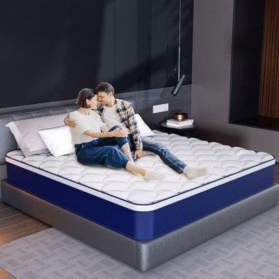 Unparalleled Sleeping Experience: Premium hybrid mattress can be adjusted accord