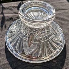 VTG HEISEY~ Prince of Wales, Plumes ~ Punch Bowl STAND ONLY~ Rare~Antique~VGUC