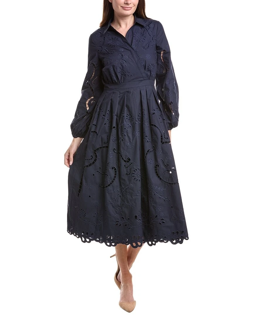 knee length dresses for ladies Pleated Midi Dress  Elie Tahari