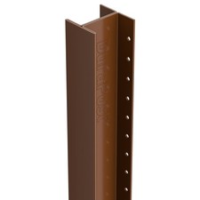 DuraPost Steel Fence Post 2400mm Sepia Brown Metal Support Garden Panel Home DIY