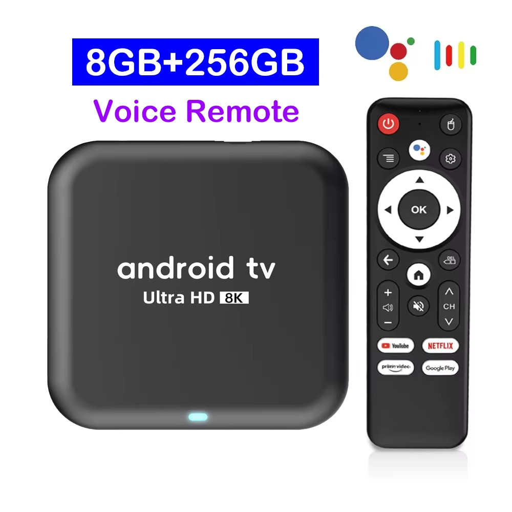Smart TV Box 2026 Android 16 Q18 RK3518 Dual Wifi 5G Wifi6 Google Assistant 8K V