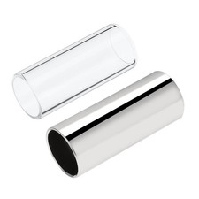 2pcs Guitar Slide Set Premium Stainless Steel Glass 6cm Length