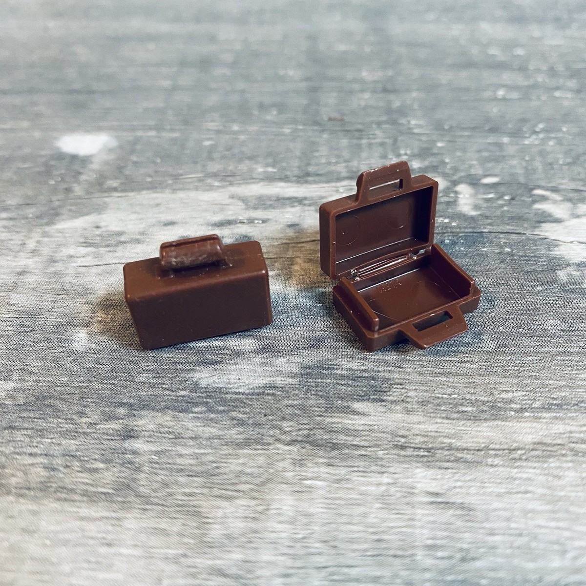 LEGO Briefcase set Of 2 Brown Office Gear CEO Work Gear | eBay
