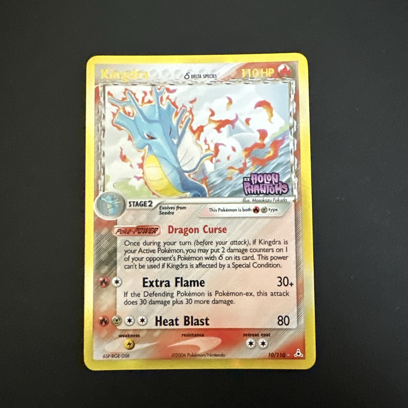 Kingdra (Delta Species) 10/110 Holon Phantoms Reverse Holo MINT