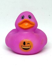 Pink Rubber Duck Face Winking 2 Ducky Bath Pool Jeep Toy