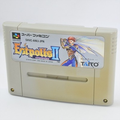 Super Famicom Estpolis II 2 Cartridge Only Nintendo d321 sfc