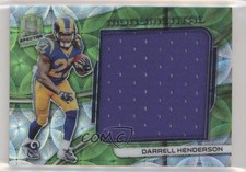 2019 Spectra Monumental Memorabilia Neon Green Prizm 25/50 Darrell Henderson bp8