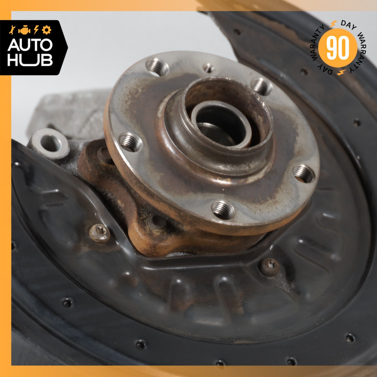12-18 Bentley Continental GTC Convertible Rear Left Spindle Knuckle Hub OEM 32k
