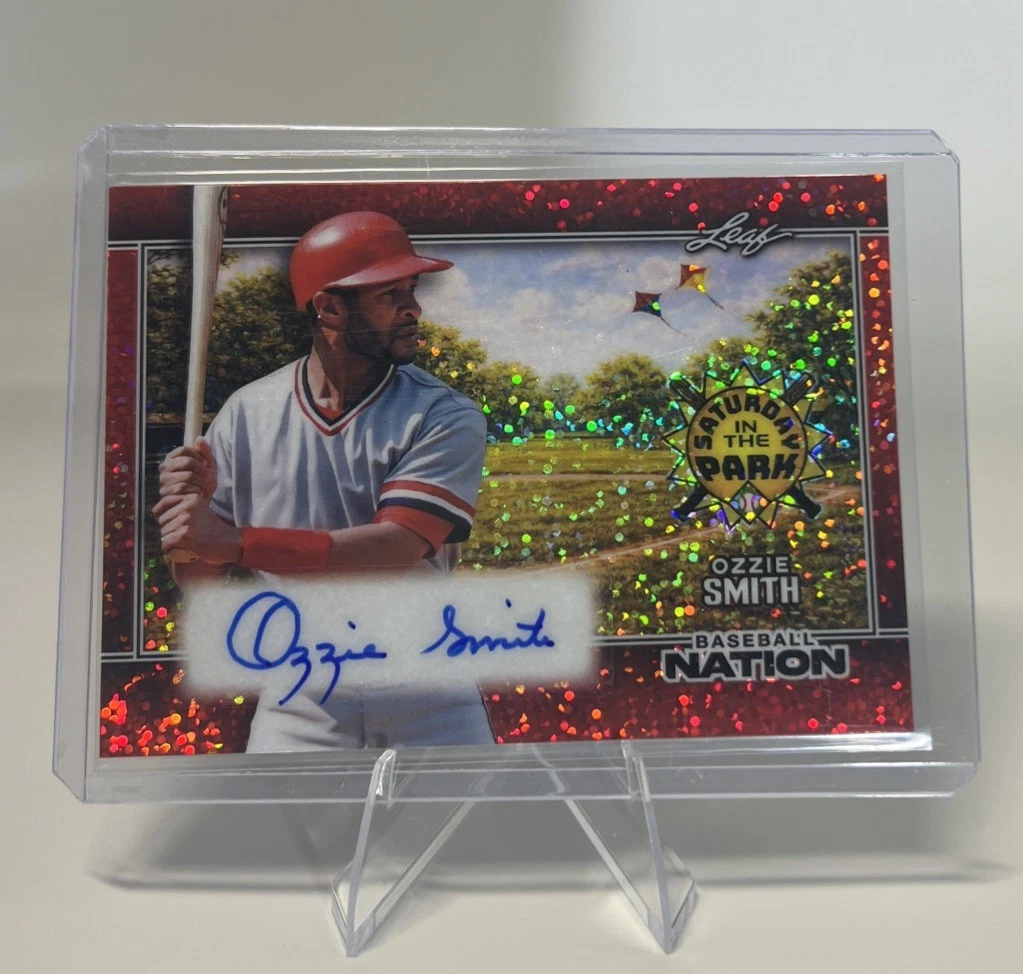 Ozzie Smith Baseball Serial Numbered Sports Trading Cards