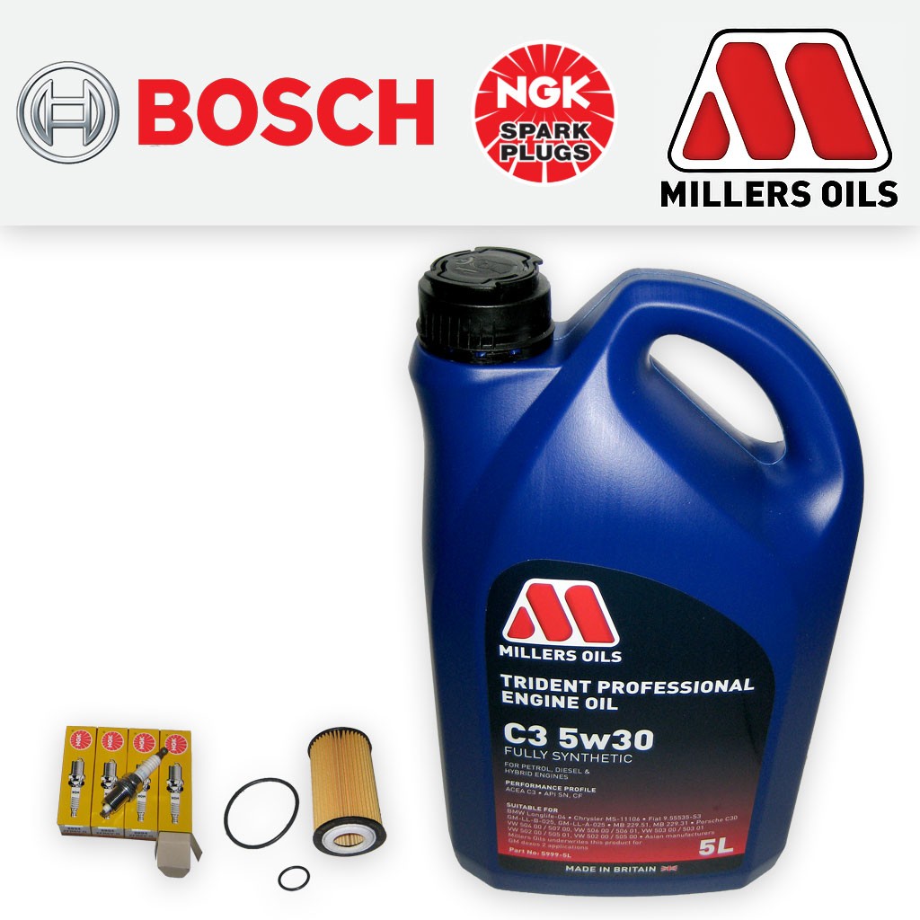 SERVICE KIT OPEL VAUXHALL ZAFIRA B MK2 1.8 16V A18XER OIL FILTER PLUGS +5L OIL