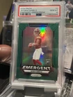 2024 Jayden Daniels Prizm Green Emergent #2  (RC) PSA 10
