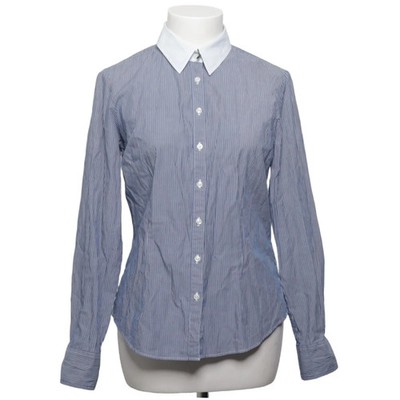 Tommy Hilfiger, Hemd, Größe: 38, Blau/Weiß, Baumwolle/Elasthan, Streifen #KlY