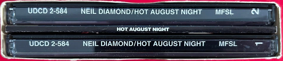 MFSL - Neil Diamond - HOT AUGUST NIGHT - rare 24k Gold UDCD 2-584 - 2CD Set 1993 - Bild 3 von 4