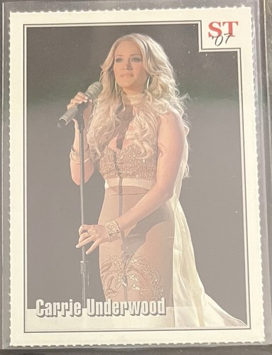 2007 SPOTLIGHT TRIBUTE CARRIE UNDERWOOD 4-STAR TRIVIA #44 - Picture 1 of 2
