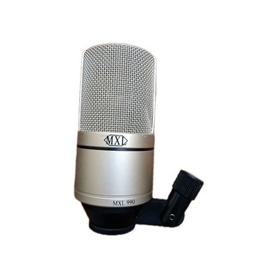 MXL 990 Condenser Microphone for Podcasting, Singing, Home Studio Recording
