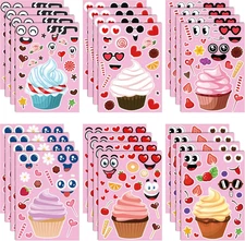 OHOME Ice Cream Party Decorations - Ice Cream Stickers - DIY Summer Toys Games C