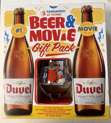 Duvel x Fandango At Home Beer & Movie 2026 USA Limited Edition, Glass & Box Only