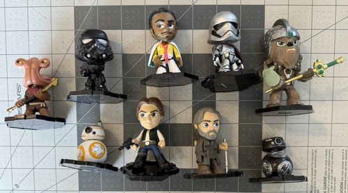 Funko Mystery Mini Star Wars Lot Of 9 - Loose with stands. List in description.