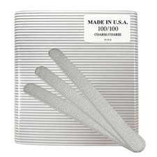 Professional Acrylic Nail File 100100 Grit Zebra 7 50-pack Buffer Emery Board Professional Acrylic Nail File 100100 Grit Zebra 7 50-pack Buffer Emery Board