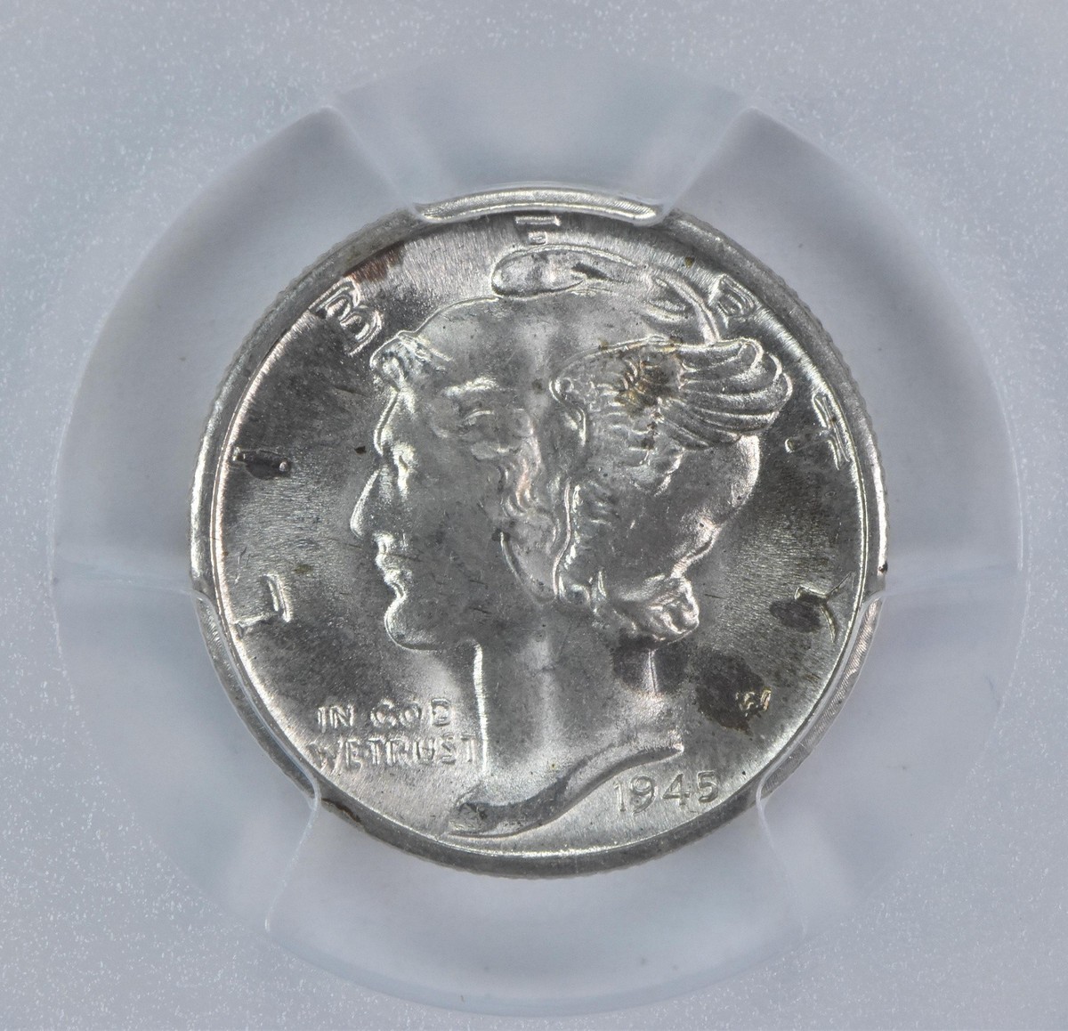 1945-D Mercury Dime MS65 FB PCGS Blue Label | eBay