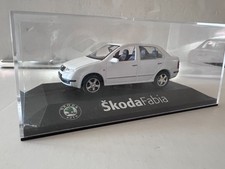 Skoda Fabia 4 door saloon sedan Kaden 1/43 white made in czech