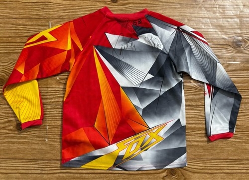 Fox Racing Airline HC Multicolor Logo Jersey W Autographs Kid/Child Size KM - Picture 6 of 16
