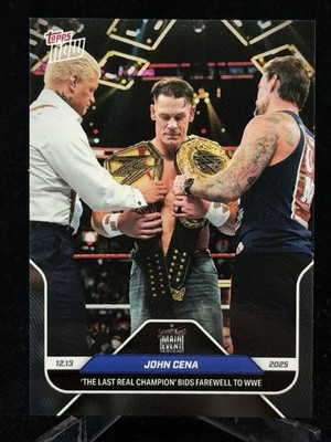 WWE 2025 Topps Now John Cena Saturday Nights Main Event Card #137 *IN ...