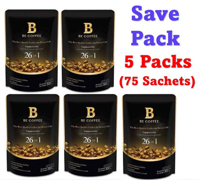 5x Be Coffee 26 in 1 Coffee Healthy Drink Lost Weight Control Sucralose Extract 