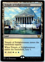 Temple of Enlightenment #180 Commander: Kamigawa: Neon Dynasty MTG