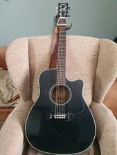 YAMAHA FG-411C BL ELECTRO ACCOUSTIC GUITAR