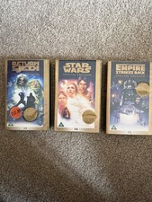 Star Wars X3 VHS Tape Bundle