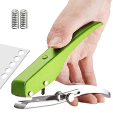 Hole Punch Heavy Duty Hole Puncher Single Hole Punch Handheld Paper Punch Hol...