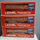 Lionel Lot Of 3 Milwaukee Road Passenger Cars 2 Tacoma 9504  1 Aberdeen 9501 — photo 1