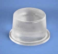 Non-Skid Adhesive Rubber Feet Clear Cylindrical 0.65 X 0.4 Sheet of 32
